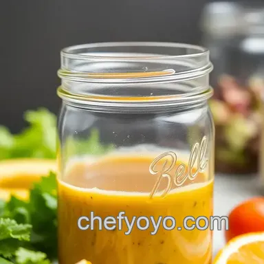 Zesty Greek Salad Dressing Recipe: Sunshine in a Jar! Recipe Card