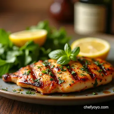 Zesty Lemon Herb healthy grilled chicken marinade Ready in Minutes Recipe Card