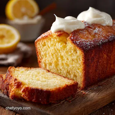 Lemon Pound Cake: The Best Sour Cream Recipe for a Zesty Loaf Recipe Card