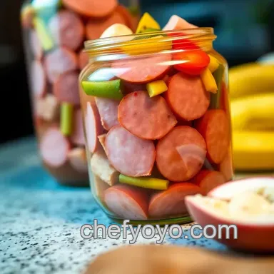 Easy & Zesty Pickled Bologna: A Midwestern Snack Favorite Recipe Card
