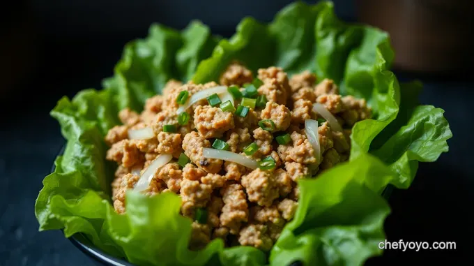 Asian-Inspired Ground Turkey Lettuce Wraps