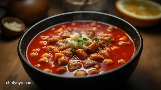 Authentic Pozole Rojo: A Hearty Mexican Delight