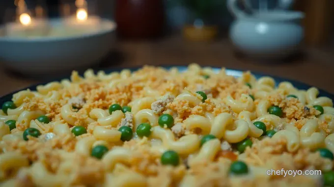 Classic Tuna Casserole with a Crunchy Topping