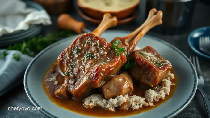 Classic Veal Osso Buco: A Meltingly Tender Delight