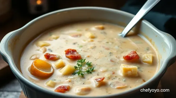 Creamy New England Clam Chowder: A Cozy Taste of the Coast