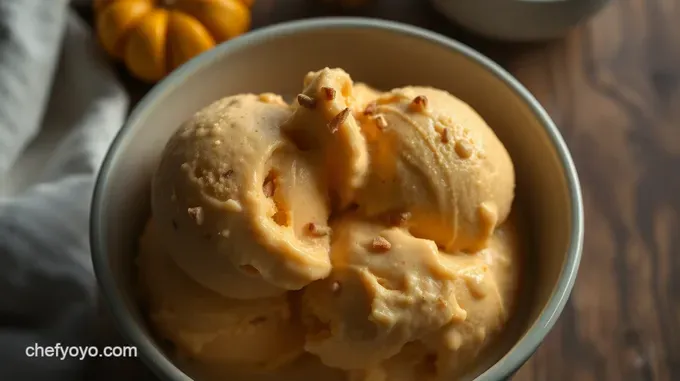 Creamy Pumpkin Spice Ice Cream: A Taste of Autumn in Every Scoop!