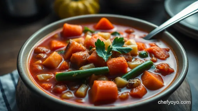 Hearty Vegetarian Minestrone Soup: A Cozy Italian Classic