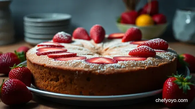 Luscious Strawberry Cake: A Summer Delight