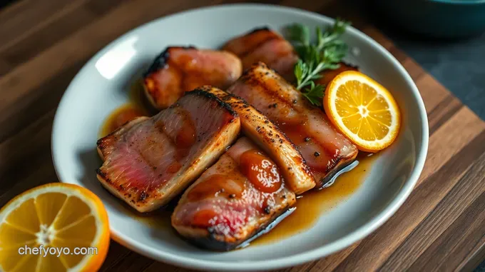 Perfectly Seared Yellowfin Tuna with Citrus Soy Glaze