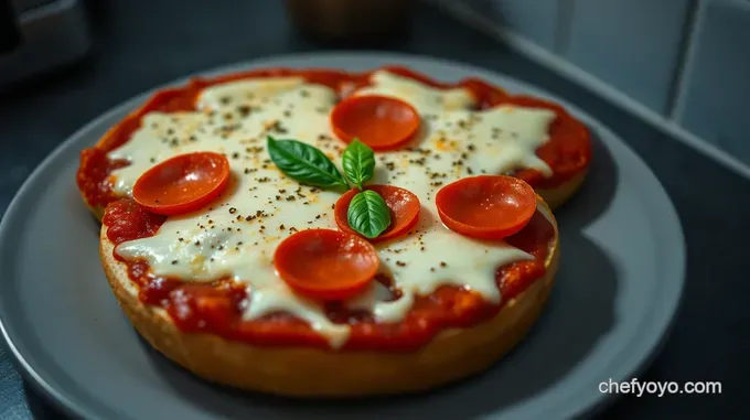 Quick and Cheesy Oven-Baked Bagel Pizzas