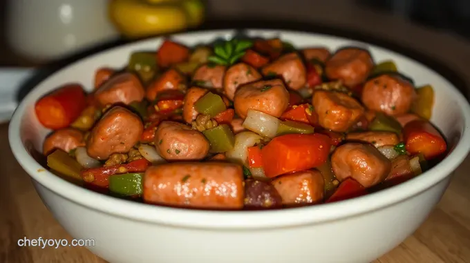 Sausage Pepper and Onion Skillet
