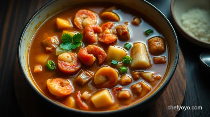 Savory Seafood Gumbo with Andouille Sausage