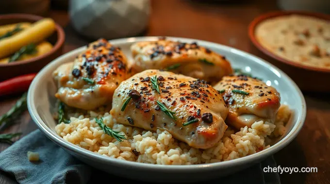 Savoury Herb and Garlic Oven-Baked Chicken