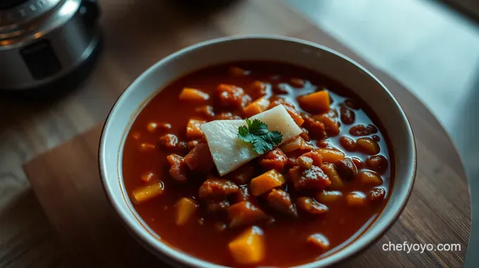 Slow-Cooker Chicken Posole Rojo: A Fiesta in a Bowl