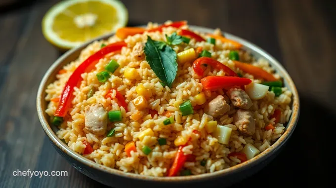 Thai Chicken Fried Rice with a Zing
