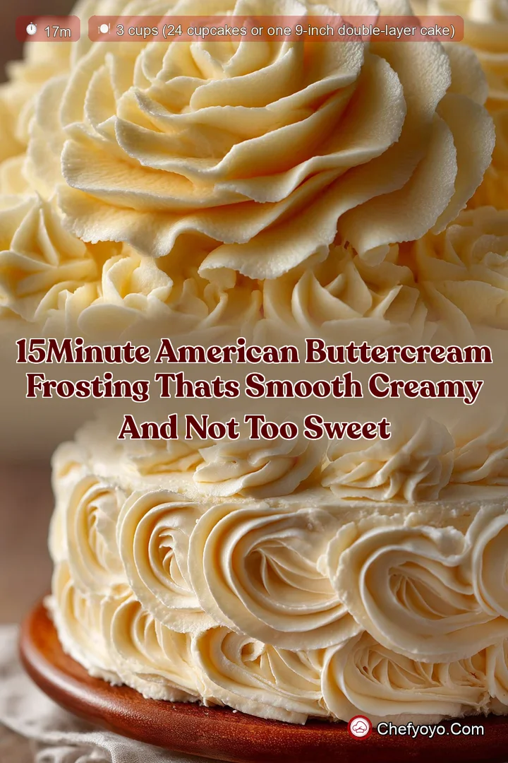 15Minute American Buttercream Frosting Thats Smooth Creamy and Not Too Sweet