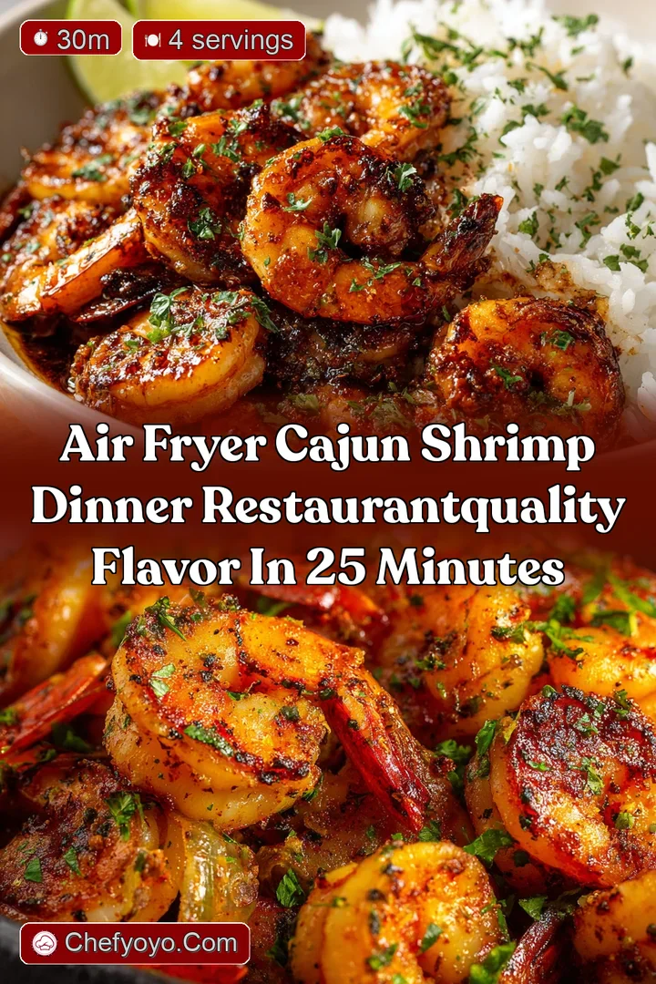Air Fryer Cajun Shrimp Dinner RestaurantQuality Flavor in 25 Minutes