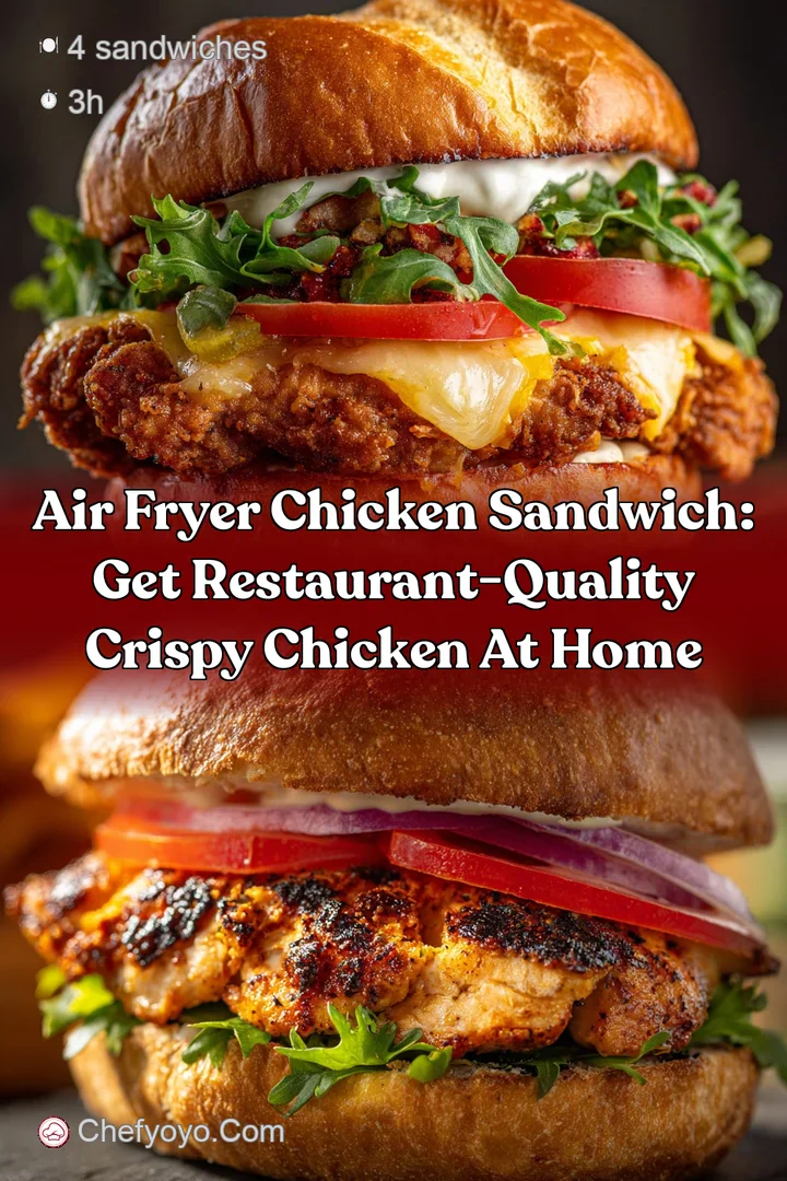 Air Fryer Chicken Sandwich: Get Restaurant-Quality Crispy Chicken At Home
