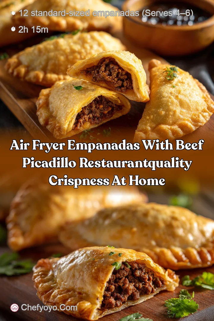 Air Fryer Empanadas with Beef Picadillo RestaurantQuality Crispness at Home