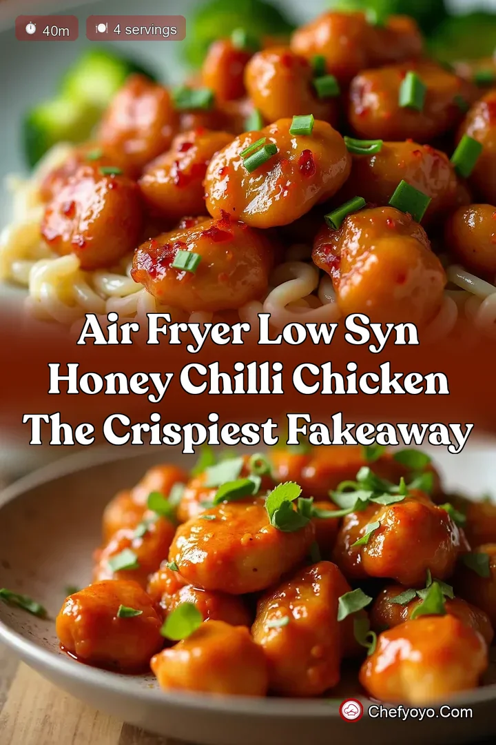Air Fryer Low Syn Honey Chilli Chicken The Crispiest Fakeaway