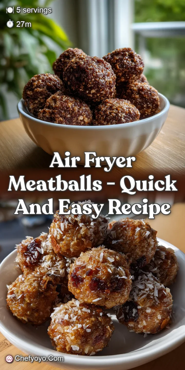 air fryer meatballs - Quick and Easy Recipe