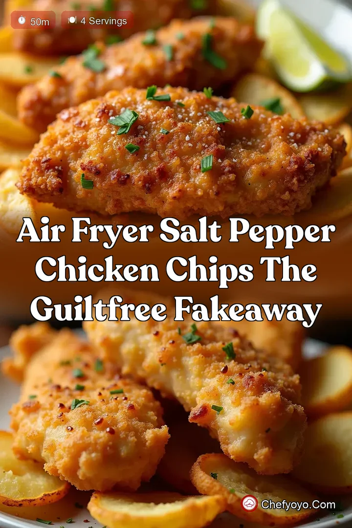 Air Fryer Salt Pepper Chicken Chips The GuiltFree Fakeaway