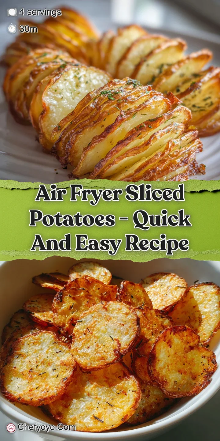 Close-up of crispy, golden-edged air-fried potato slices, showing the tempting texture and lightly seasoned surface in del...