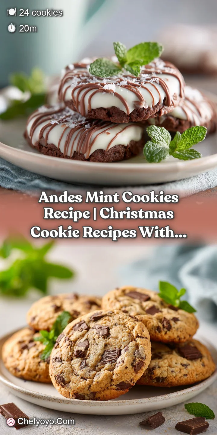 Close-up of a dark cocoa cookie, revealing melted green mint chips and a slightly crisp, textured edge.