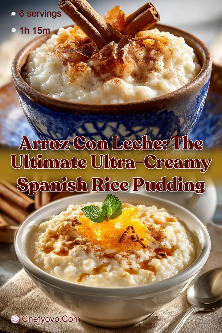 Arroz con Leche: The Ultimate Ultra-Creamy Spanish Rice Pudding