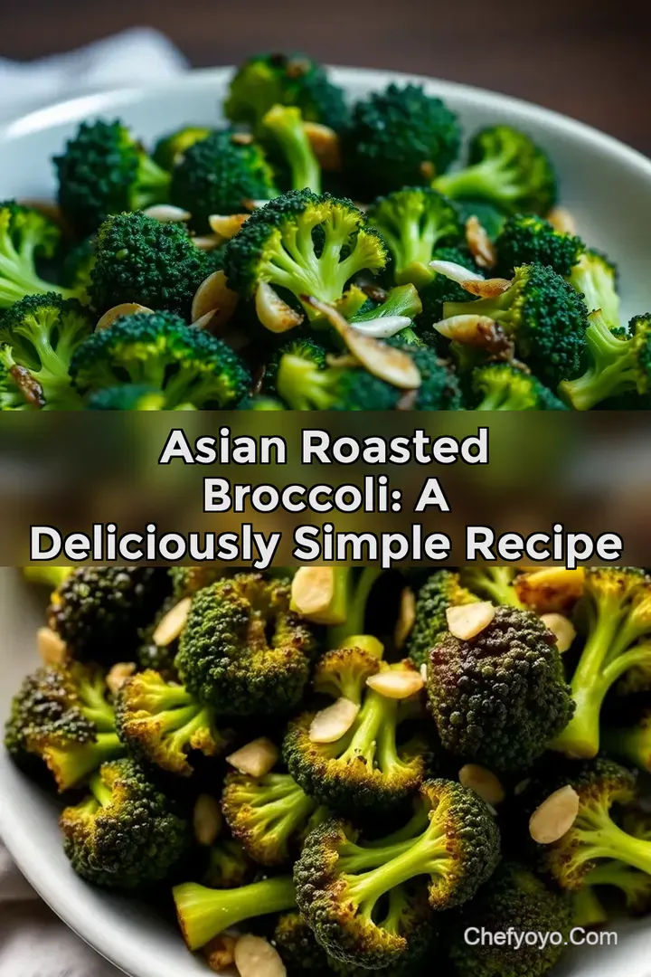 Asian Roasted Broccoli: A Deliciously Simple Recipe