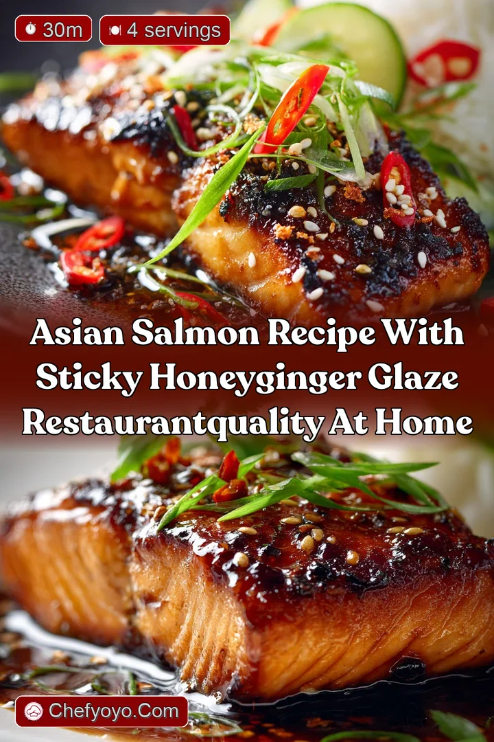 Asian Salmon Recipe with Sticky HoneyGinger Glaze RestaurantQuality at Home
