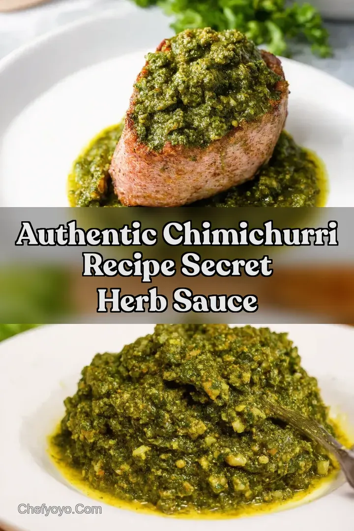 Authentic Chimichurri Recipe Secret Herb Sauce