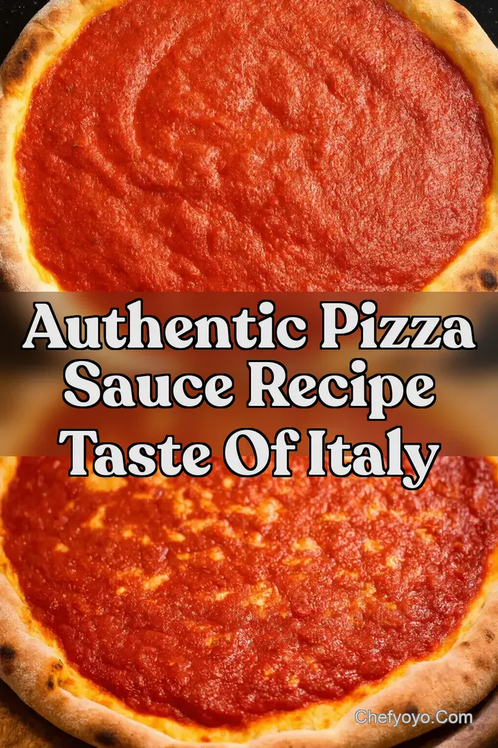 Authentic Pizza Sauce Recipe Taste of Italy