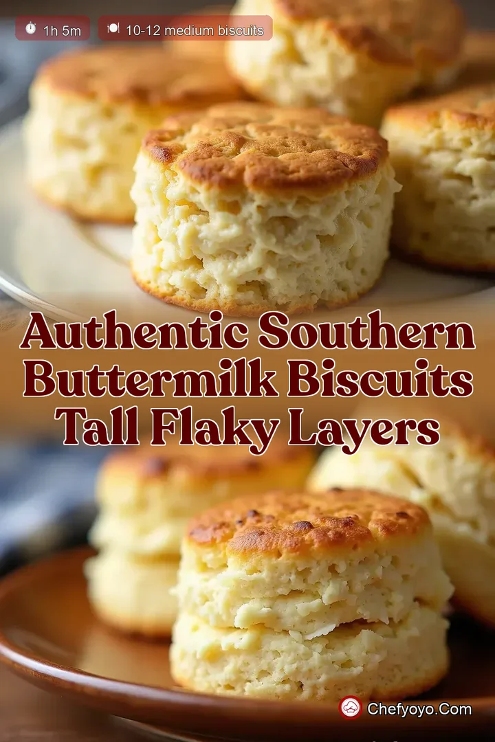 Authentic Southern Buttermilk Biscuits Tall Flaky Layers