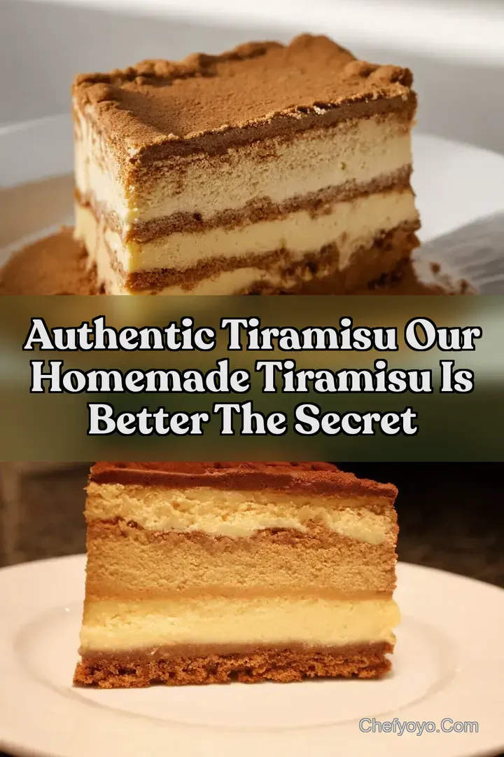Authentic Tiramisu Our Homemade Tiramisu Is Better The Secret