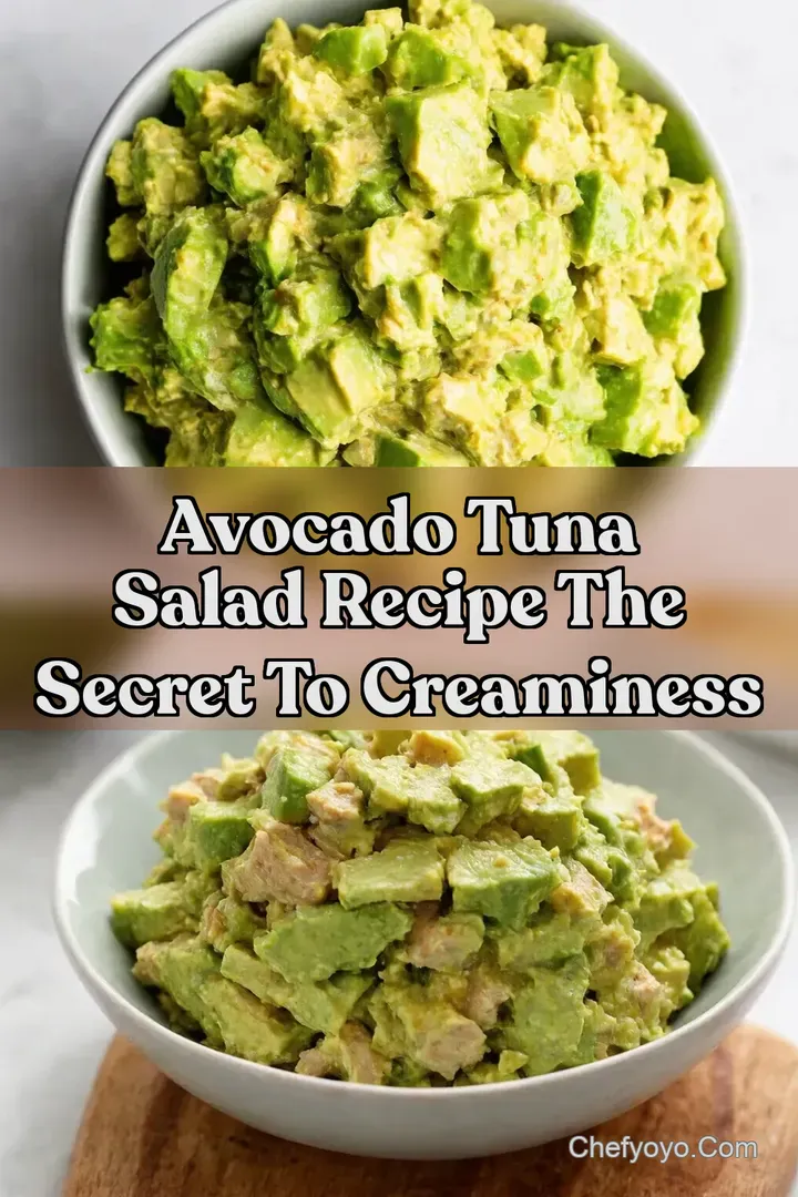 Avocado Tuna Salad Recipe The Secret to Creaminess