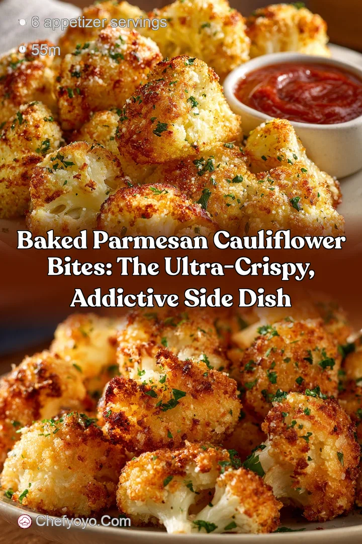 Baked Parmesan Cauliflower Bites: The Ultra-Crispy Addictive Side Dish