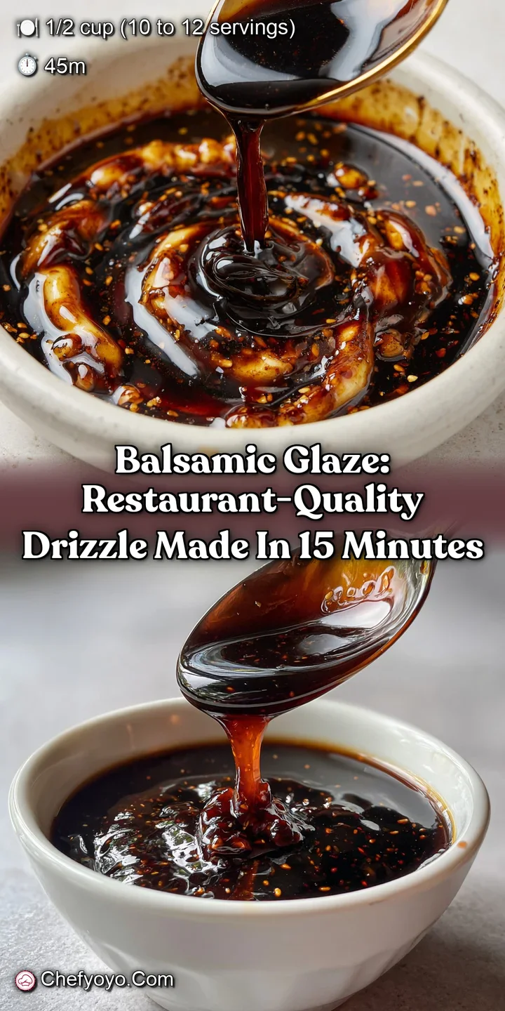 Balsamic Glaze: Restaurant-Quality Drizzle Made in 15 Minutes