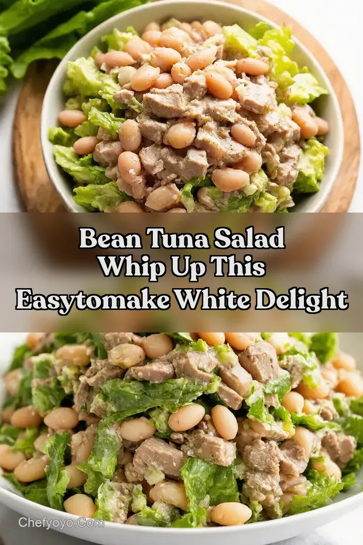 Bean Tuna Salad Whip Up This EasyToMake White Delight