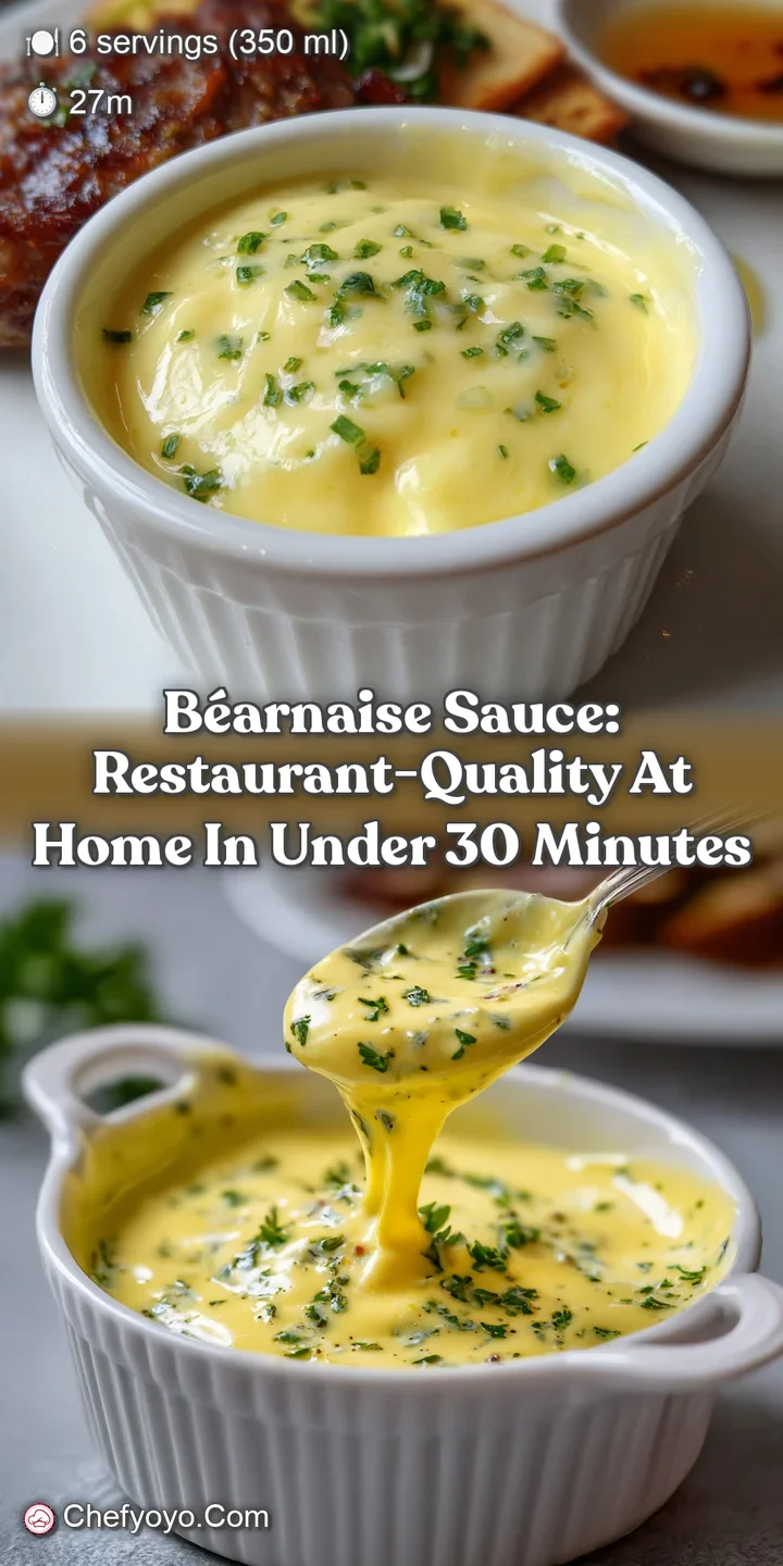 B&eacute;arnaise Sauce: Restaurant-Quality at Home in Under 30 Minutes