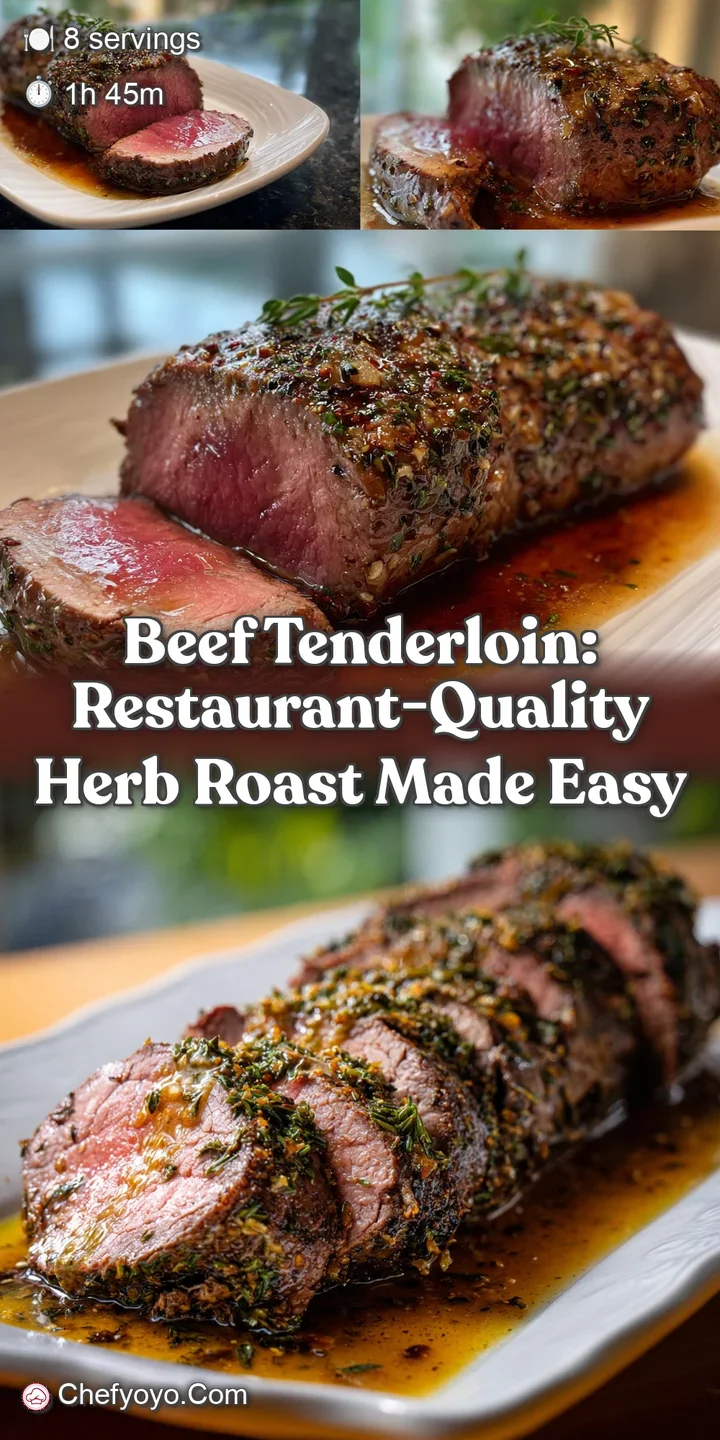 Beef Tenderloin: Restaurant-Quality Herb Roast Made Easy