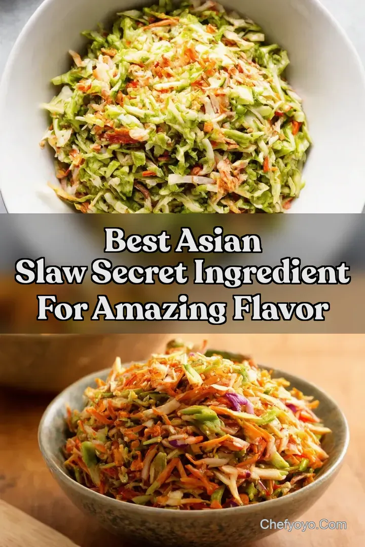 Best Asian Slaw Secret Ingredient for Amazing Flavor : PIN FOR LATER Best Asian Slaw Secret Ingredient for Amazing Flavor
