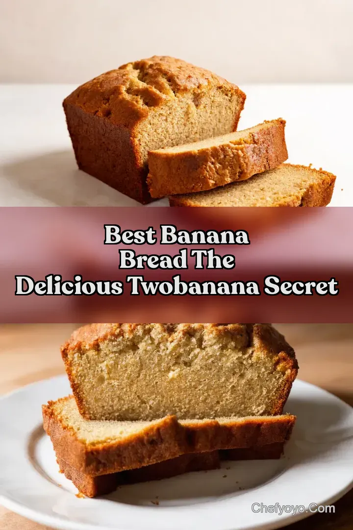 Best Banana Bread The Delicious TwoBanana Secret