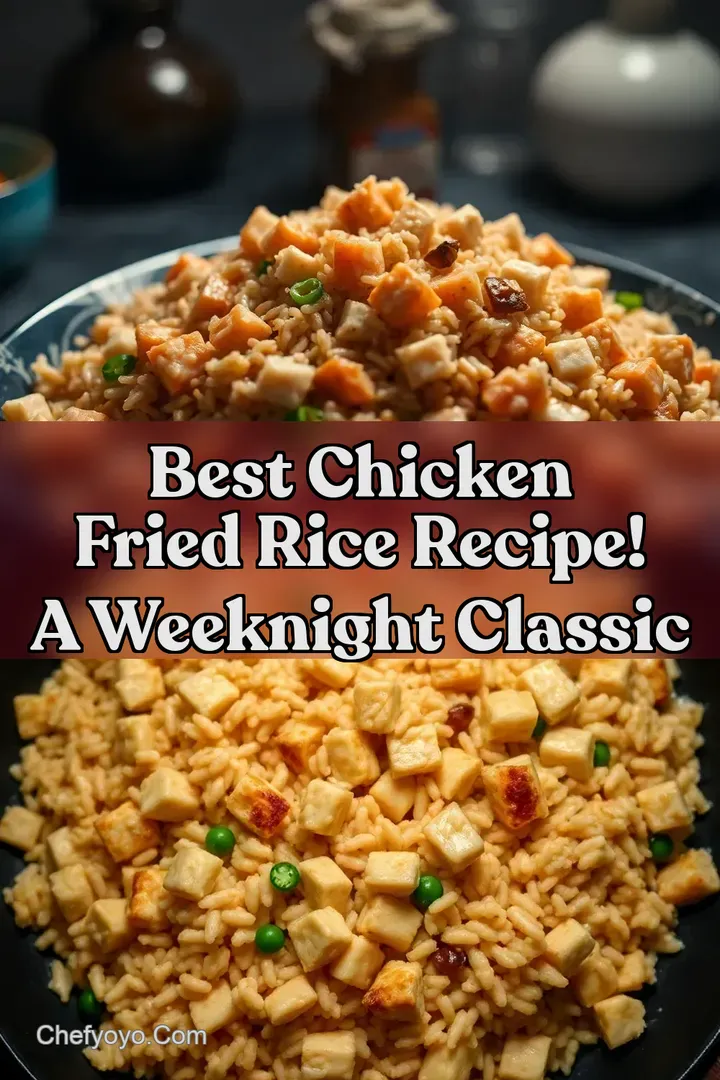 Best Chicken Fried Rice Recipe! A Weeknight Classic