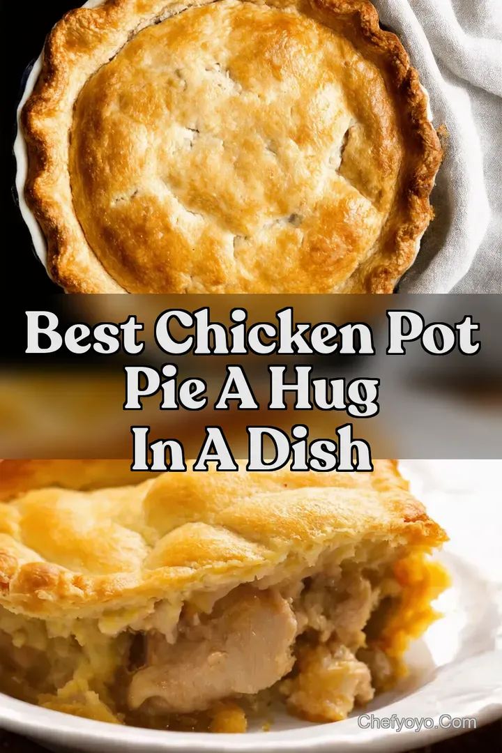 Best Chicken Pot Pie A Hug in a Dish : PIN FOR LATER Best Chicken Pot Pie A Hug in a Dish