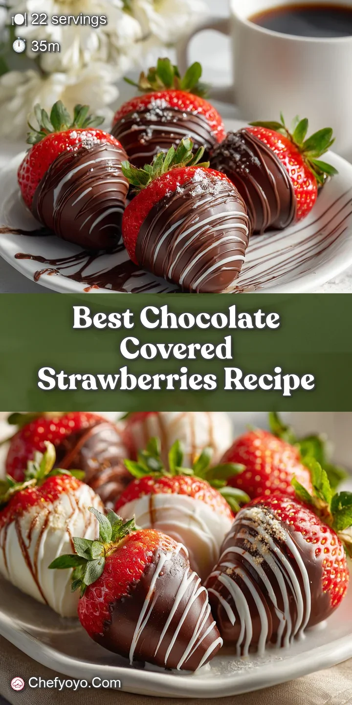 Close-up: glistening, dark chocolate-coated strawberry, hints of the bright red fruit peeking through. Looks decadent and ...