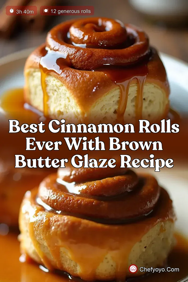 Best Cinnamon Rolls Ever with Brown Butter Glaze Recipe