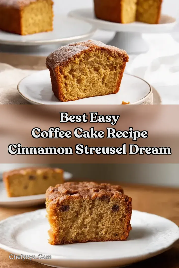 Best Easy Coffee Cake Recipe Cinnamon Streusel Dream