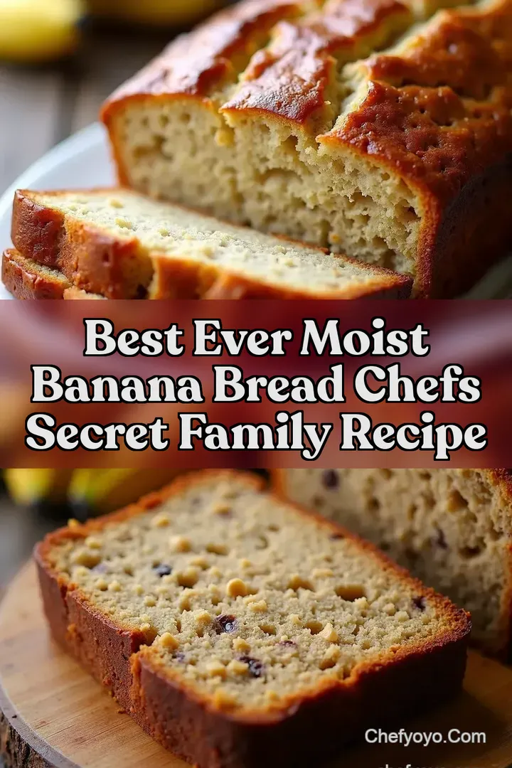 Best Ever Moist Banana Bread Chefs Secret Family Recipe