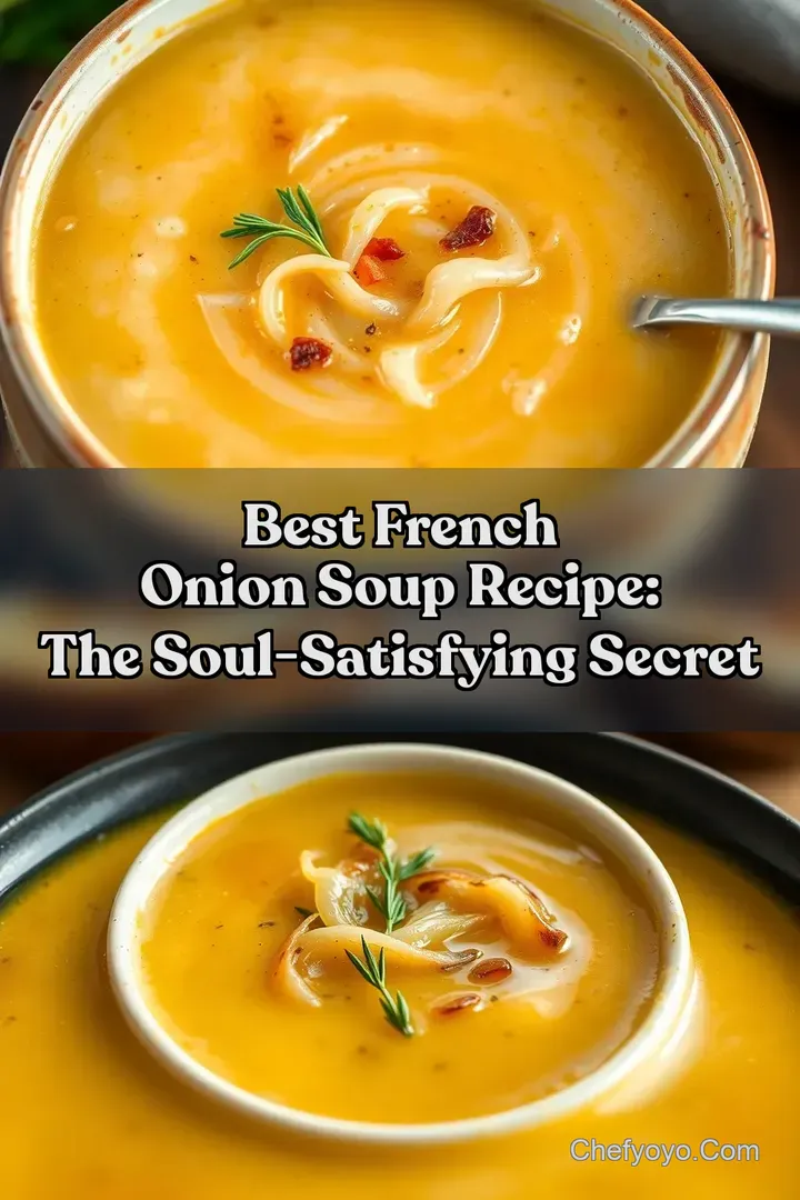Best French Onion Soup Recipe: The Soul-Satisfying Secret